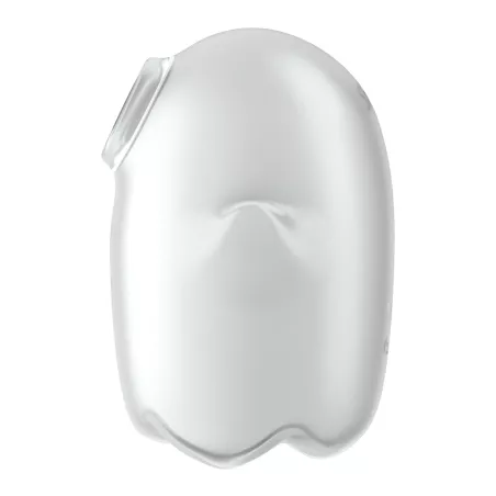 Satisfyer Glowing Ghost blanc vu de profil
