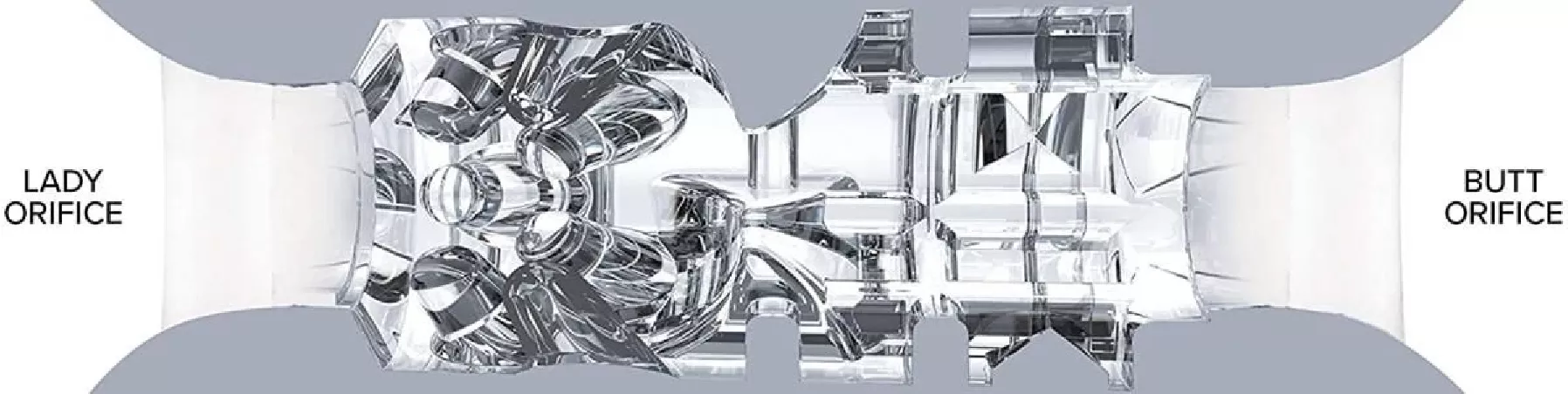 Gros plan sur la texture interne transparente du Quickshot Riley Reid