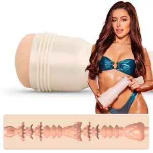 Fleshlight Vanna Bardot avec photo de l’actrice et profil de la gaine Dopamine