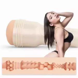 Fleshlight Abella Danger Danger – Masturbateur avec actrice et gaine en profil