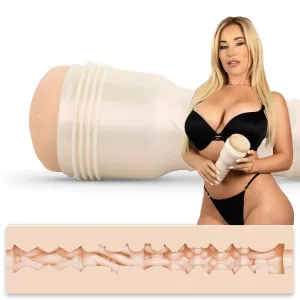Fleshlight Savannah Bond – Produit avec actrice et profil de la gaine