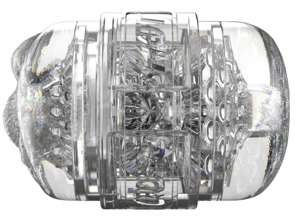 Fleshlight Quickshot Stoya – Vista laterale del masturbatore