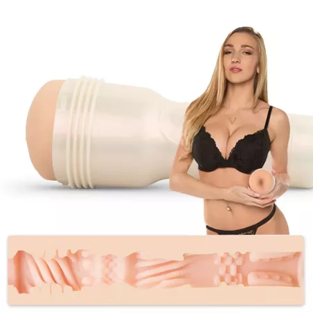 Fleshlight Kendra Sunderland – Product with actress and sleeve profile