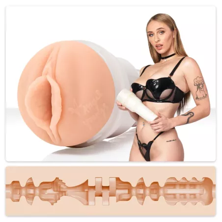 Fleshlight Angel Youngs Sweetness – Masturbatore con attrice e profilo della guaina