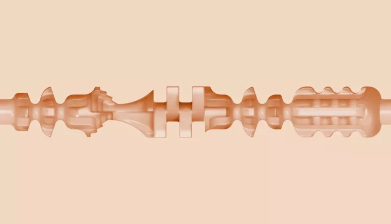 Fleshlight Angel Youngs Sweetness – Profilo interno della guaina Sweetness