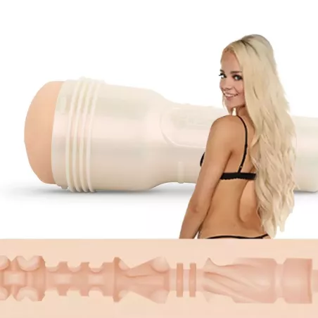 Fleshlight Elsa Jean Treat – Produit avec actrice et profil de la gaine