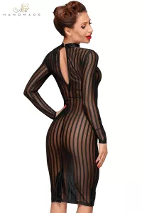 Trasparente abito sexy F182 2