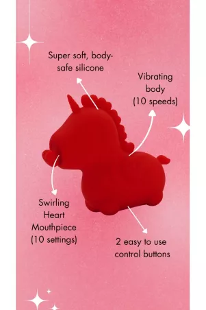 Infographie du vibromasseur Cupid’s Beau – double moteur et mouvements de langue