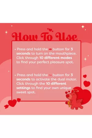 Anleitung Cupid’s Beau – Nutzung der Zungen- und Vibrationsmodi