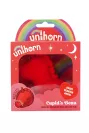 Unihorn Cupid’s Beau dans son emballage – vibromasseur licorne rouge avec arc-en-ciel