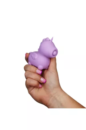 Karma Lilac vibromasseur licorne Unihorn tenu en main