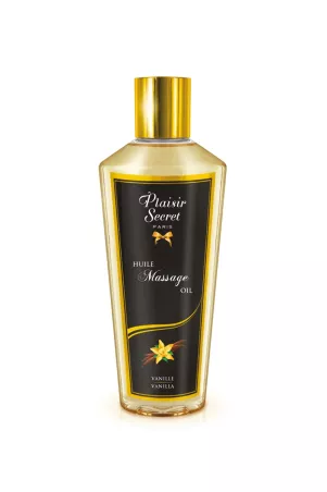 Huile de massage sèche vanille - Plaisir Secret - Sexshop Tentations