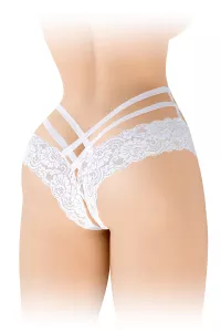 Tanga ouvert Anne - blanc 2