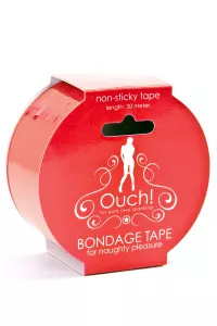 Ruban de bondage 20 m - rouge 2