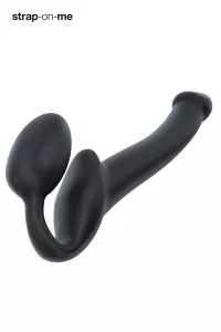 Schwarzer Umschnalldildo S 2