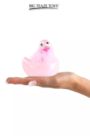 Mini anatra vibrante Duckie Paris - rosa