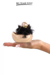 Mini vibrating duck Duckie Paris - golden 2