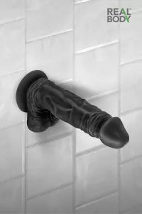 Dildo realistico 23 cm - Real Bruce Nero 2