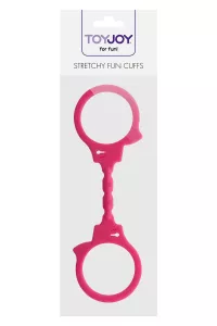 Stretchy Silikonhandfesseln - pink 2
