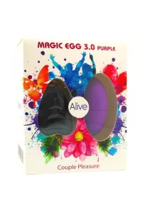 Remote controlled vibrating egg Magic egg 3 - purple 2