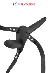 Double gode ceinture noir - Fetish Tentation 2