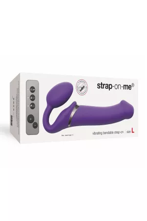 Strap-on-me vibrierend lila L