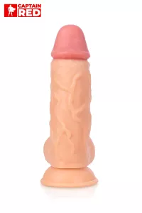 Gode XXL The Strong 26 x 6,5 cm - Captain Red 2