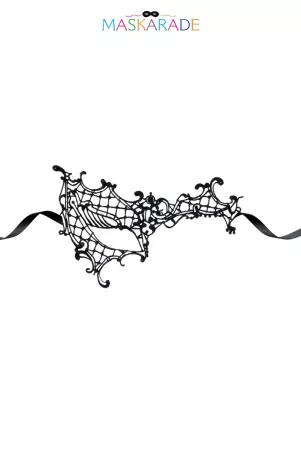Mask - Crescent moon Soft embroidery - Maskarade - Sexshop Tentations