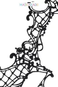 Mask - Crescent moon Soft embroidery - Maskarade - Sexshop Tentations 2