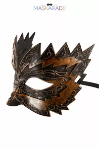 Masque semi-rigide cuivré Don Giovanni 2