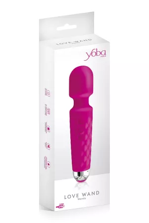 Vibro Love Wand wiederaufladbare Rose