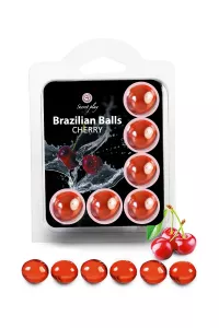 6 Brazilian Balls - Kirsche