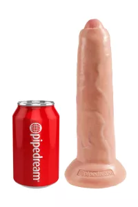 Gode 23,5 cm avec prépuce - King Cock 2