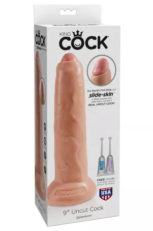 Dildo23,5 cm with foreskin - King Cock