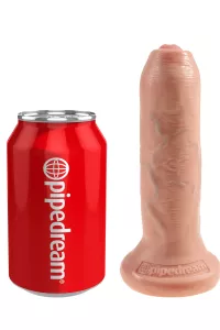 Dildo 17.5 cm with foreskin - King Cock 2