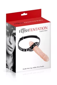Double dildo gag 2