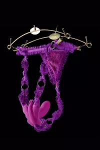 Lydia verbundener Schmetterlingsstimulator – lila 2