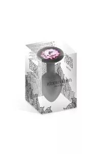 Schwarzer Silikon-Juwelenstecker S 2