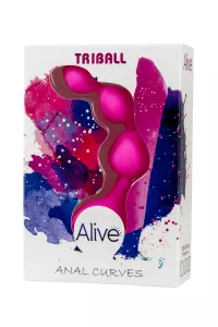 Triball anal plug - pink 2