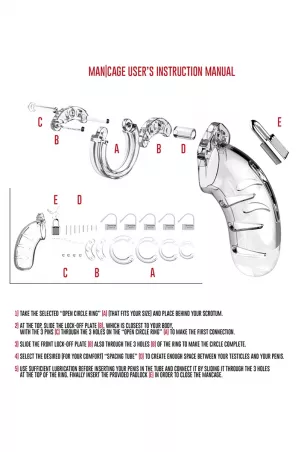 Cage of chastity 14cm ManCage 06