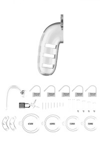 Cage de chasteté 14cm avec plug - ManCage 12 2