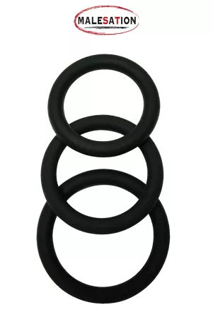 Set 3 CockRings silicone
