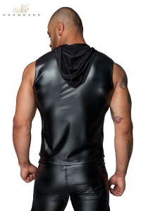 Veste à capuche sans manches H062 2