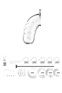 10cm chastity käfig mit urethralsonde - ManCage 16 2