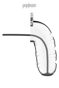 Chastity cage 12.5cm with urethra plug - ManCage 17 2