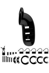 Cage de chasteté 14cm ManCage 06 noir 2