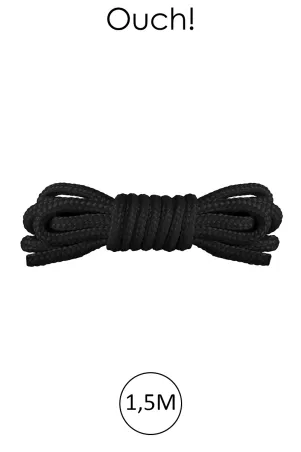 Mini-Bondage-Seil 1,5 m schwarz