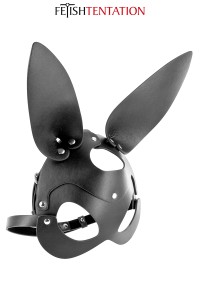 Adjustable leather bunny mask 2