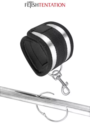 Fetish Tentation Submission Bar – 4 Adjustable Metal Cuffs