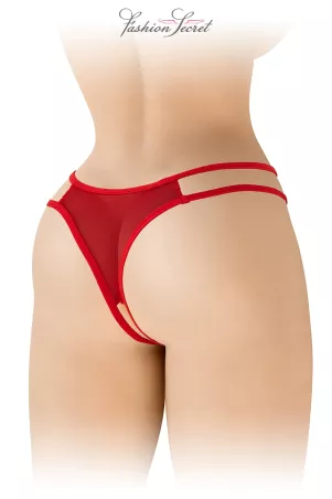 String rouge ouvert Victoria - Fashion Secret